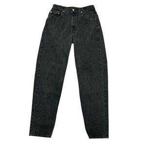 Vintage Levis 560 Jeans Mens 33x36* Black Denim Pants Orange Tab Loose Balloon